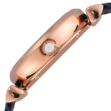 Emporio Armani Gianni T-Bar Analog Mother of Pearl Dial Blue Leather Strap Watch For Women - AR11468 Authentic Buy Shop Now
