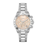Hugo Boss Novia Pink Dial Silver Steel Strap Watch for Women - 1502615 Authentic Buy Shop Now
