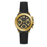 Guess Cosmic Multifunction Black Dial Black Silicone Strap Watch For Women - GW0466L1 Authentic Buy Shop Now