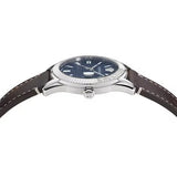 Versace Greca Time Quartz Blue Dial Brown Leather Strap Watch For Men - VE3K00122 Authentic Buy Shop Now