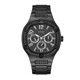 Guess Duke Glitz Crystals Black Dial Black Steel Strap Watch For Men - GW0576G3 Authentic Buy Shop Now