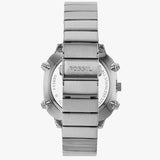 Fossil Retro Analog-Digital Black Dial Silver Steel Strap Watch for Men - FS5890 Authentic Buy Shop Now