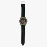 Armani Exchange Outerbanks Chronograph Black Dial Black Silicone Strap Watch For Men - AX1348 Authentic Buy Shop Now