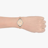 Fossil Georgia Bone Grey Dial Beige Leather Strap Watch for Women - ES2830 Authentic Buy Shop Now