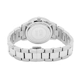Daniel Wellington Iconic Link Black Dial Silver Steel Strap Watch For Women - DW00100342 Authentic Buy Shop Now