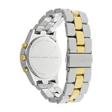 Marc Jacobs Henry Chronograph Silver Dial Two Tone Steel Strap Watch for Women - MBM3197 Authentic Buy Shop Now