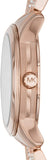 Michael Kors Runway Mother of Pearl Dial Rose Gold Steel Strap Watch For Women - MK6856 Authentic Buy Shop Now