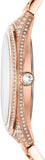 Michael Kors Lauryn Crystals Rose Gold Dial Rose Gold Steel Strap Watch For Women - MK3931 Authentic Buy Shop Now