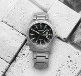 Citizen Eco Drive Urban Black Dial Silver Stainless Steel Watch For Men - AW0020-59EB Authentic Buy Shop Now