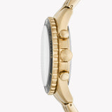 Fossil FB-01 Chronograph Black Dial Gold Steel Strap Watch for Men - FS5836 Authentic Buy Shop Now