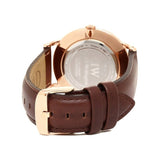 Daniel Wellington Dapper St Mawes White Dial Brown Leather Strap Watch For Men - DW00100083 Authentic Buy Shop Now