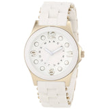 Marc Jacobs Pelly White Dial White Silicone Strap Watch for Women - MBM2526 Authentic Buy Shop Now