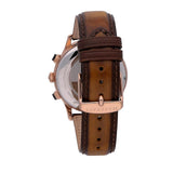 Maserati Ricordo Chronograph Silver Dial Brown Leather Strap Watch For Men - R8871633002 Authentic Buy Shop Now