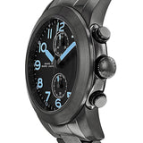 Marc Jacobs Larry Chronograph Black Dial Gunmetal Grey Steel Strap Watch for Men - MBM5031 Authentic Buy Shop Now