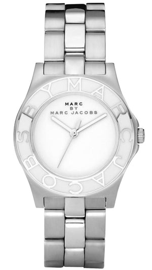 Marc Jacobs Blade White Dial Silver Steel Strap Watch for Women - MBM3048 Authentic Buy Shop Now