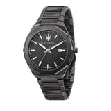 Maserati Stile Quartz Black Dial Black Steel Strap Watch For Men - R8853142001 Authentic Buy Shop Now