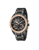 Maserati Traguardo 45mm Gun Metal Stainless Steel Black Watch For Men - R8873612016 Authentic Buy Shop Now