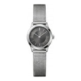 Calvin Klein Minimal Grey Dial Silver Mesh Bracelet Watch for Men - K3M51154 Authentic Buy Shop Now