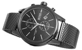 Hugo Boss Associate Black Dial Black Mesh Bracelet Watch for Men - 1513769 Authentic Buy Shop Now