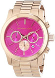 Michael Kors Runway Pink Dial Rose Gold Steel Strap Watch for Women - MK5931 Authentic Buy Shop Now