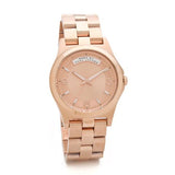 Marc Jacobs Baby Dave Rose Gold Dial Rose Gold Steel Strap Watch for Women - MBM3235 Authentic Buy Shop Now