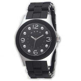 Marc Jacobs Pelly Black Dial Black Silicone Strap Watch for Women - MBM2541 Authentic Buy Shop Now