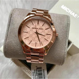 Michael Kors Runway Rose Gold Dial Rose Gold Steel Strap Watch for Women - MK3336 Authentic Buy Shop Now