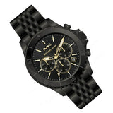 Michael Kors Bayville Chronograph Black Dial Black Steel Strap Watch For Men - MK8750 Authentic Buy Shop Now