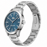 Lacoste Edmonton Blue Dial Silver Steel Strap Watch for Men - 2010924 Authentic Buy Shop Now