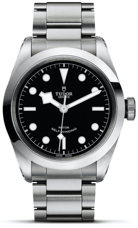 Tudor Black Bay Automatic Black Dial Silver Steel Strap Watch for Men - M79540-0001 Authentic Buy Shop Now