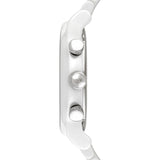 Emporio Armani Luigi Chronograph Ceramic White Dial White Ceramic Strap Watch For Men - AR1499 Authentic Buy Shop Now