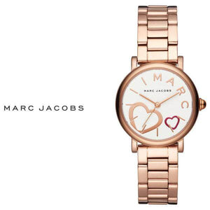 Marc Jacobs Classic White Dial Rose Gold Steel Strap Watch for Women - MJ3592 Authentic Buy Shop Now