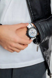 Tommy Hilfiger Aiden Chronograph White Dial White Rubber Strap Watch For Men - 1791862 Authentic Buy Shop Now