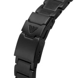 Emporio Armani Diver Chronograph Black Dial Black Steel Strap Watch For Men - AR80050 Authentic Buy Shop Now