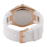 Guess Luna Diamonds White Dial White Rubber Strap Watch for Women - W0653L3 Authentic Buy Shop Now