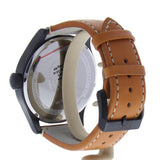 Hugo Boss Aeroliner Maxx Chronograph Black Dial Brown Leather Strap Watch For Men - HB1513082 Authentic Buy Shop Now