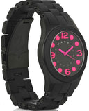 Marc Jacobs Pelly Black Dial Black Silicone Strap Watch for Women - MBM2517 Authentic Buy Shop Now