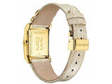 Versace DV-25 Gold Dial Off White Leather Strap Watch for Women - VQF030015 Authentic Buy Shop Now