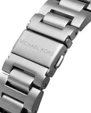 Michael Kors Brecken Chronograph Green Dial Silver Steel Strap Watch For Men - MK8984 Authentic Buy Shop Now