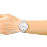 Marc Jacobs Sally Silver Dial Silver Steel Strap Watch for Women - MBM3362 Authentic Buy Shop Now
