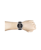 Hugo Boss Skymaster Black Dial Black Leather Strap Watch for Men - 1513782 Authentic Buy Shop Now