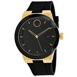 Movado Bold Black Dial Black Rubber Strap Watch for Men - 3600623 Authentic Buy Shop Now