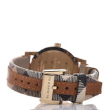 Burberry The City Gold Dial Brown Leather Strap Watch for Women - BU9133 Authentic Buy Shop Now