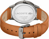 Lacoste Madrid Green Dial Brown Leather Strap Watch for Men - 2011035 Authentic Buy Shop Now