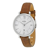 Fossil Jacqueline White Dial Brown Leather Strap Watch for Women - ES3708 Authentic Buy Shop Now