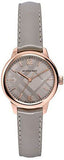 Burberry The Classic Quartz Grey Dial Grey Leather Strap Watch For Women - BU10119 Authentic Buy Shop Now
