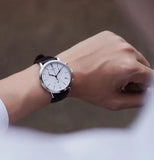 Tissot Carson Premium Chronograph White Dial Brown Leather Strap Watch For Men - T122.417.16.011.00 Authentic Buy Shop Now