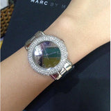 Marc Jacobs Marci Silver Dial Silver Steel Strap Watch for Women - MBM3190 Authentic Buy Shop Now
