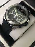 Bulova Marine Star Chronograph Black Dial Black Rubber Strap Watch for Men - 98B127 Authentic Buy Shop Now