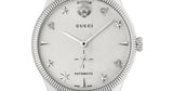 Gucci G Timeless Automatic Silver Dial Silver Steel Strap Watch for Men - YA126354 Authentic Buy Shop Now